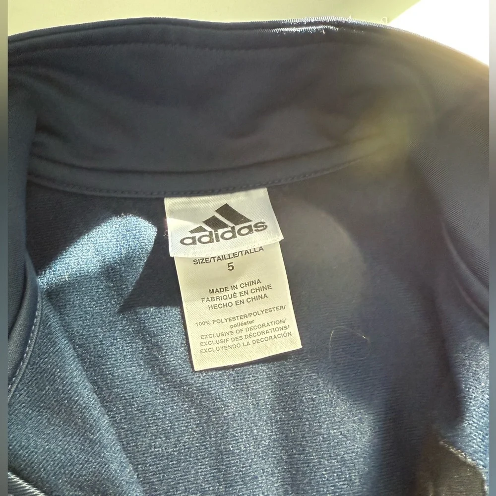 $50 Boys adidas track jacket - like new size 5